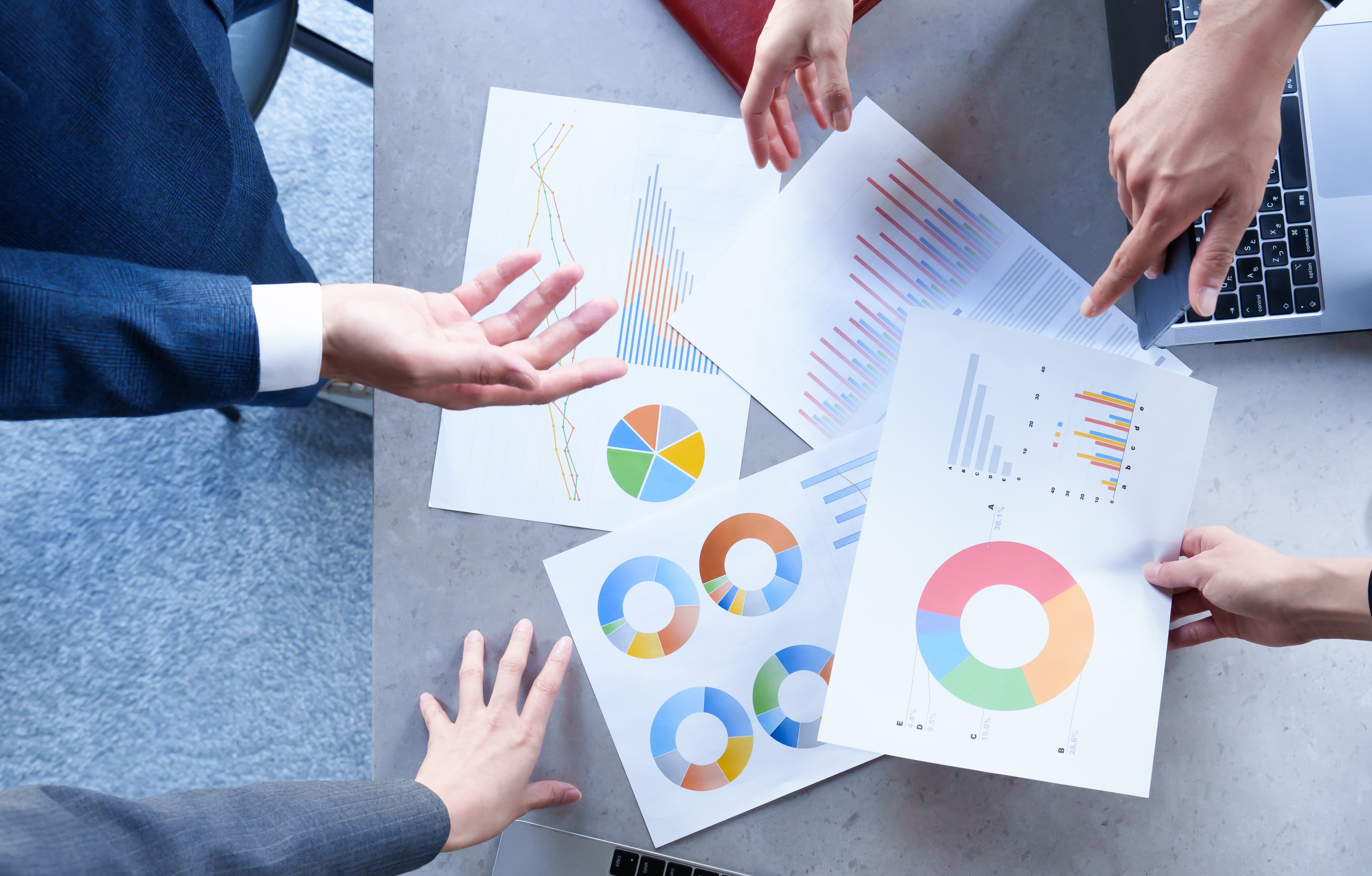 データ分析の様子